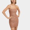 Clearance * Solado Sequin Cami Backless Bodycon Mini Dress Pink