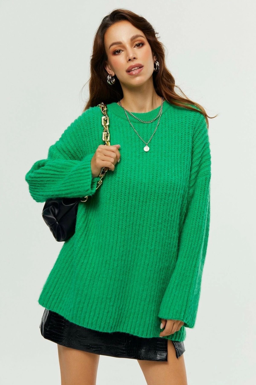 Wholesale * Solado Oversize Solid Rib-Knit Sweater