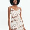 Clearance * Solado Tie Dye Backless Cami Mini Dress Khaki